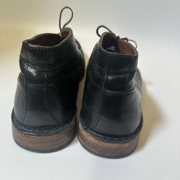 Frye Black Leather Chukka Boots Lace Up Ankle Boots USA Made  display picture 2